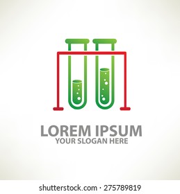 Science design logo template,clean vector