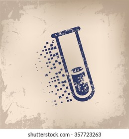 
Science design on old paper background,vector
