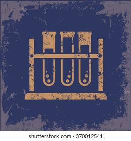 
Science design on old paper background,vector