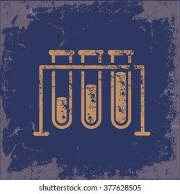 
Science design on old paper background,vector