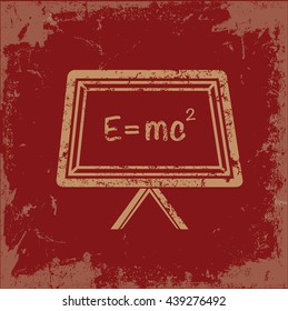 Science design on red background,vector