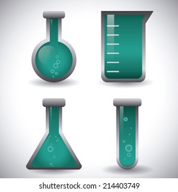 science design over gray background vector illustration