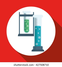 Science design. Research concept. Chemistry illustration