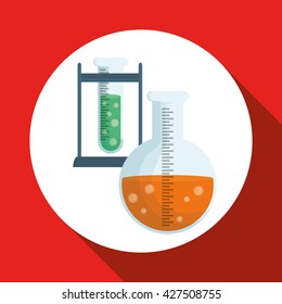 Science design. Research concept. Chemistry illustration