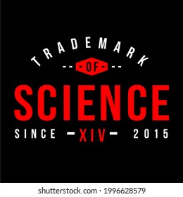 SCIENCE DESIGN VECTOR FOR T SHIRT