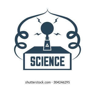 Science digital design, vector illustration 10 eps graphic