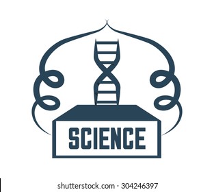 Science digital design, vector illustration 10 eps graphic