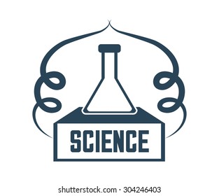 Science digital design, vector illustration 10 eps graphic