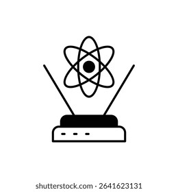 Science Display Icon vector stock illustration