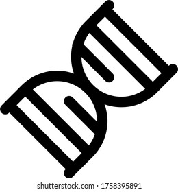 Science-Dna-Ikone-Vektorgrafik für Web und Apps