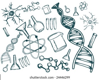 Science Doodles - Vector