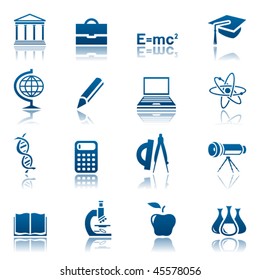 Science And Education Icon Set