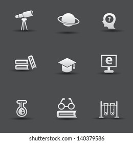 Science & education icons,vector