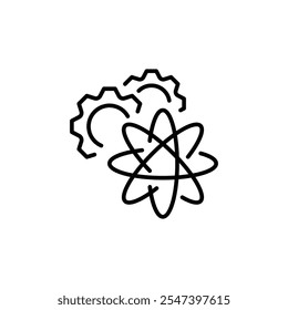 Science and engineering icon. Simple science and engineering icon for social media, app, and web design. Vector illustration
