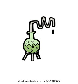science experiment cartoon