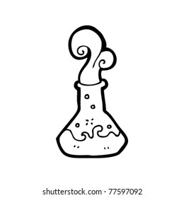 science experiment cartoon