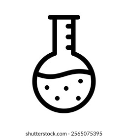 Science, experiment, chemical studies, flask icon in modern style