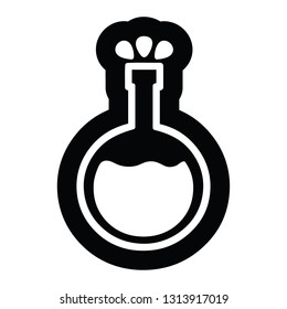 science experiment icon symbol