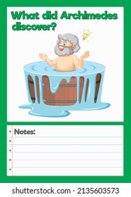 Science Experiment Log Worksheet illustration