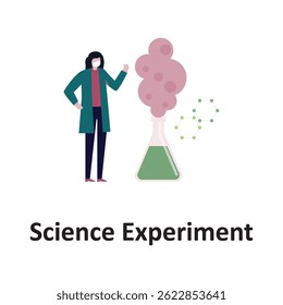 Science experiment Vector illustration which can easily modify or edit which can easily modify or edit

