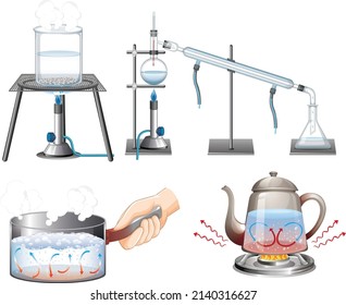 Science experiments with water illustration