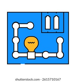 science exploration kit toy child line icon vector. science exploration kit toy child sign. isolated symbol illustration