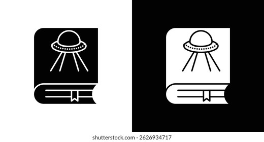 Science fiction icon concept, vector illustration