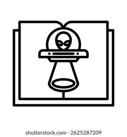 Science Fiction Icon Element For Design