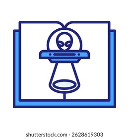 Science Fiction Icon Element For Design
