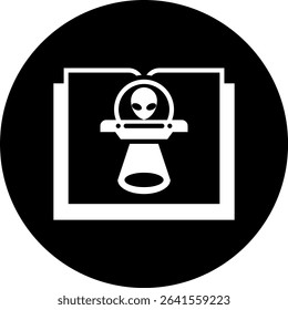 Science Fiction Icon Element For Design