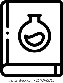 Science fiction icon. Thin Linear Style Design Isolated On White Background