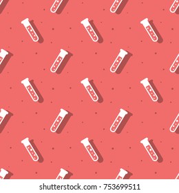 Science Flask Chemical Lab Seamless Background Pattern