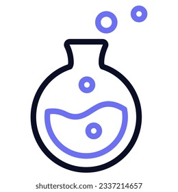 Science Flask Icon Illustration can be used for uiux, etc