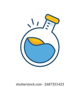 ícone Science Flask Vetor ilustração de stock