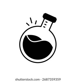 Ciencia Frasco Vector icono Ilustración de stock
