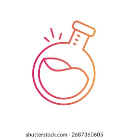 Ciencia Frasco Vector icono Ilustración de stock