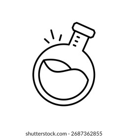 Ciencia Frasco Vector icono Ilustración de stock