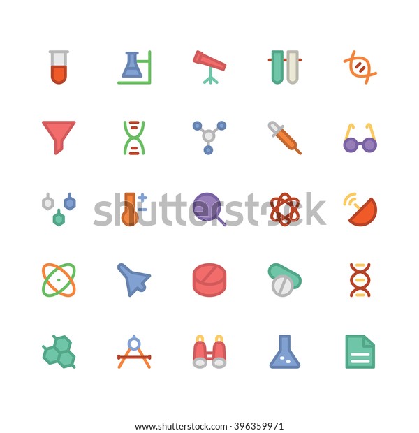 Science flat bold Vector icon\
1