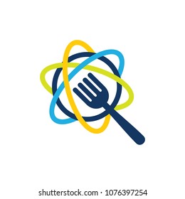 Science Food Logo Icon Design