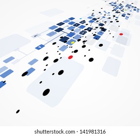 science futuristic internet high computer technology business background