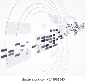 science futuristic internet high computer technology business background