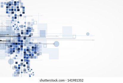 science futuristic internet high computer technology business background
