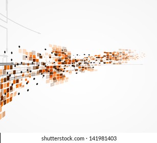 science futuristic internet high computer technology business background