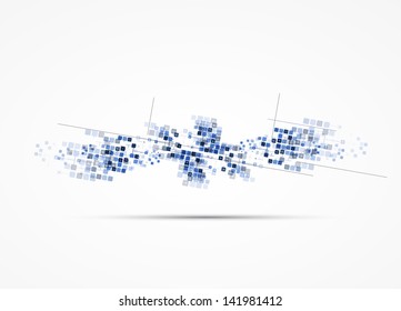 science futuristic internet high computer technology business background