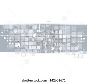 science futuristic internet high computer technology business background