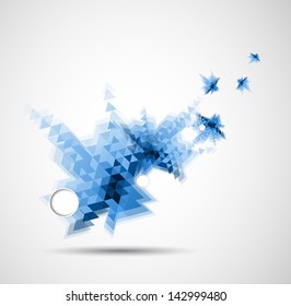 science futuristic internet high computer technology business background