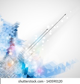 science futuristic internet high computer technology business background