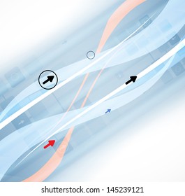 science futuristic internet high computer technology business background