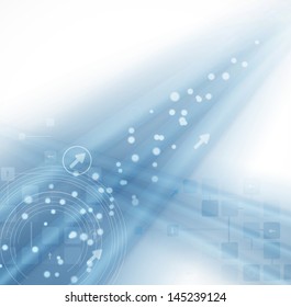 science futuristic internet high computer technology business background