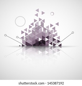 science futuristic internet high computer technology business background